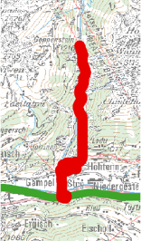Karte Kanton Wallis