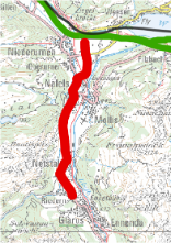 Karte Kanton Glarus