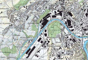 Karte Emmenbrücke (LU) heute
