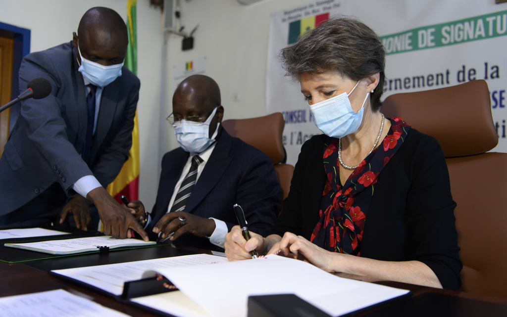 Signature de l’accord entre la Suisse et le Sénégal