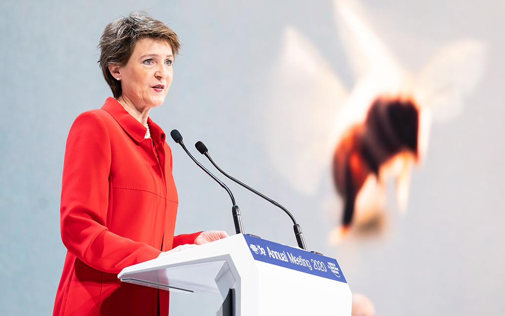 Il discorso di apertura della presidente della Confederazione Simonetta Sommaruga